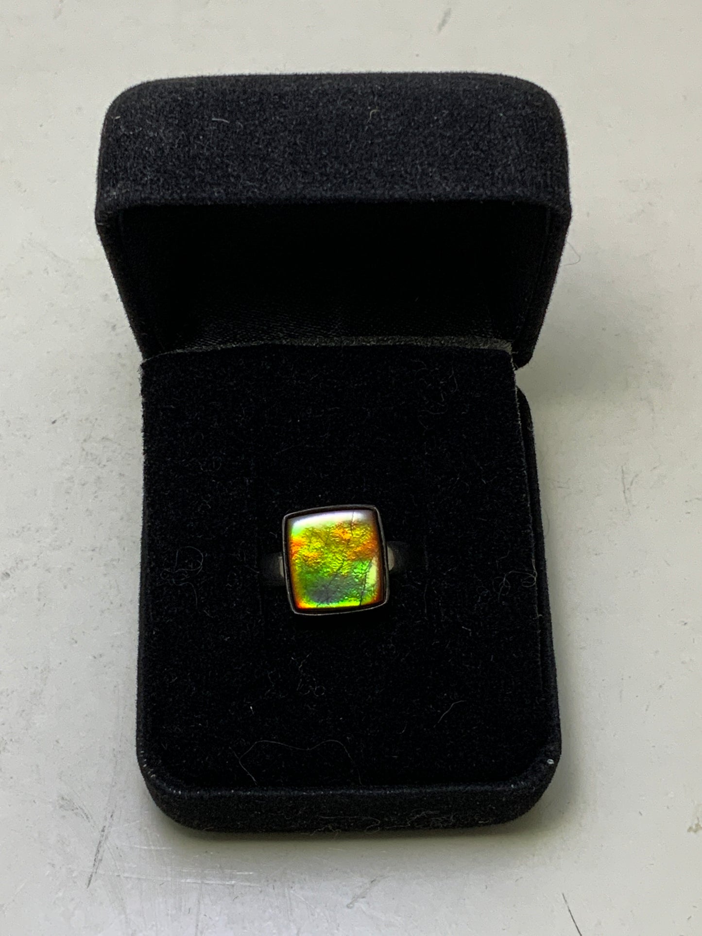 Rainbow Azurite Sterling Silver Rings