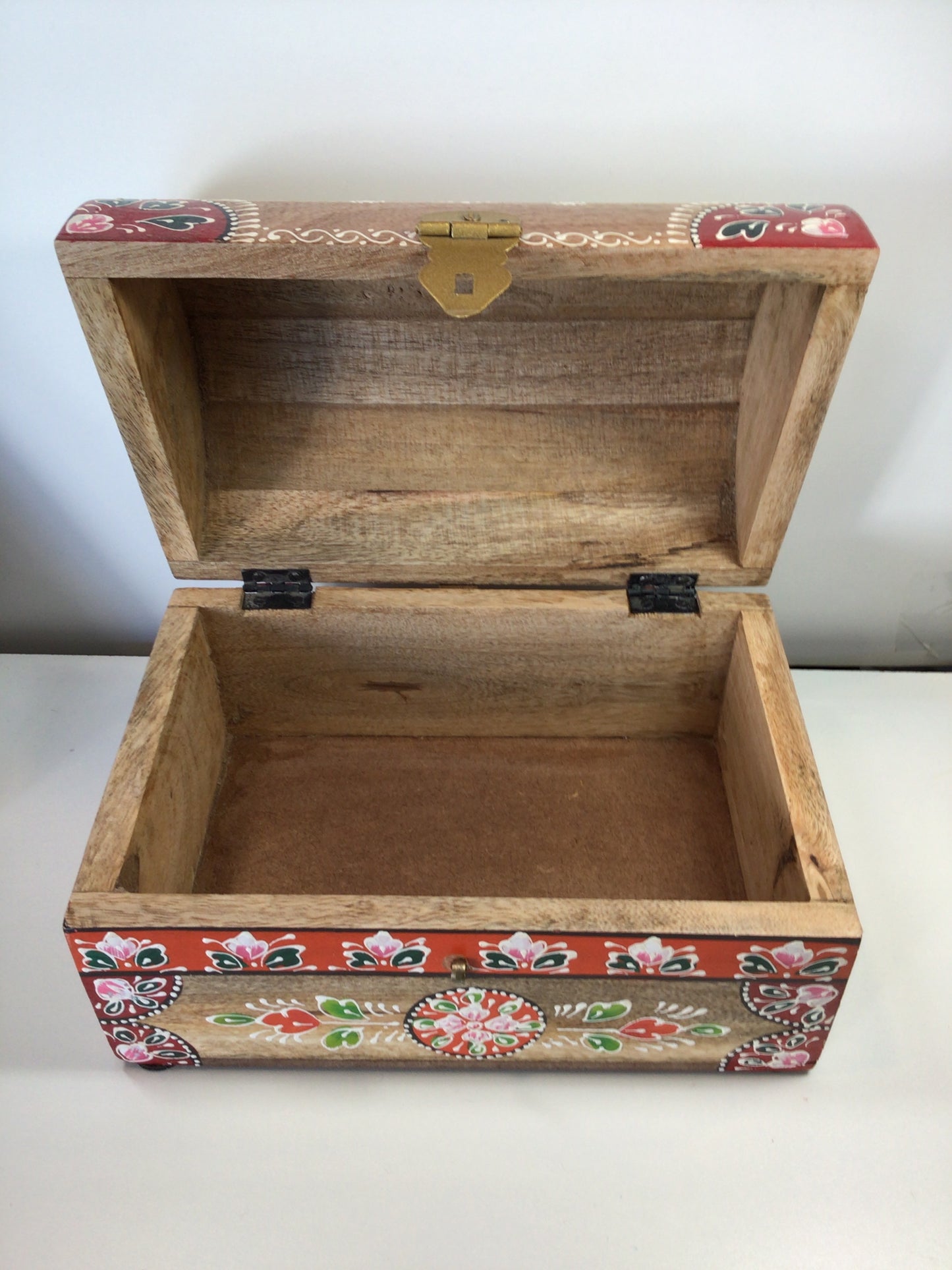 Painted Wooden Chest