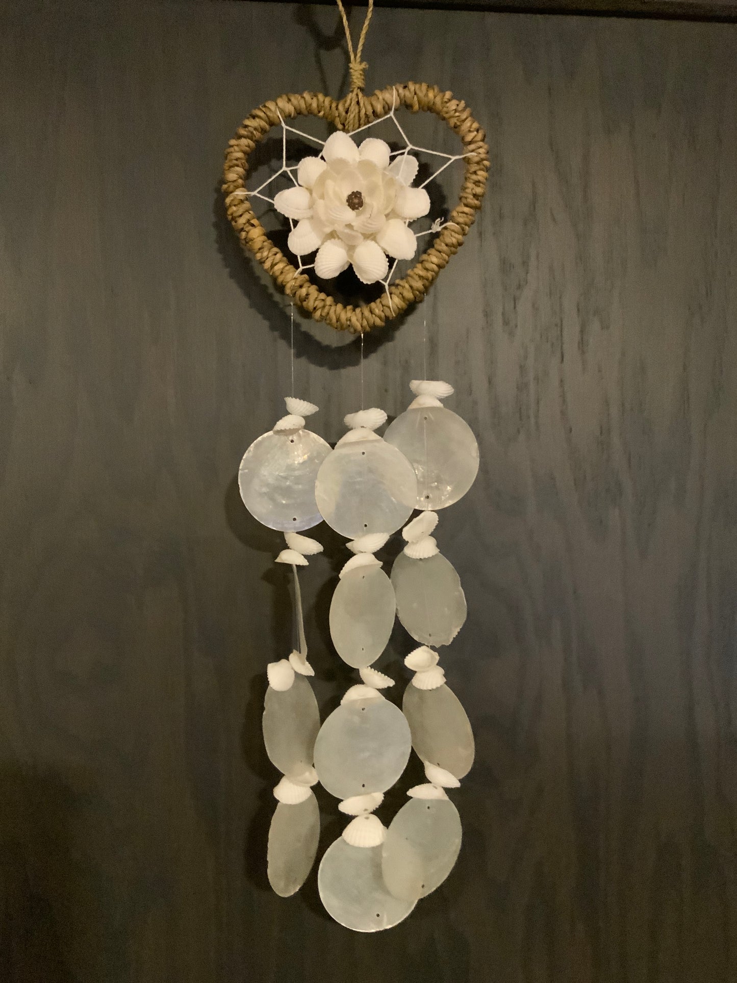 Heart Shaped Shell Dreamcatcher