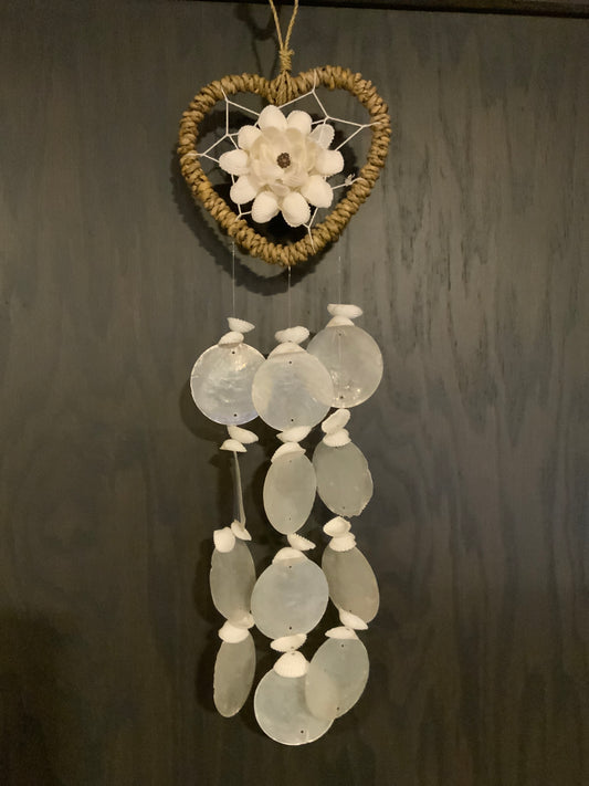 Heart Shaped Shell Dreamcatcher