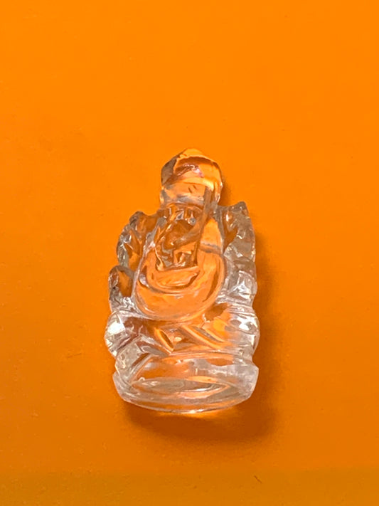 Clear Quartz Ganesha