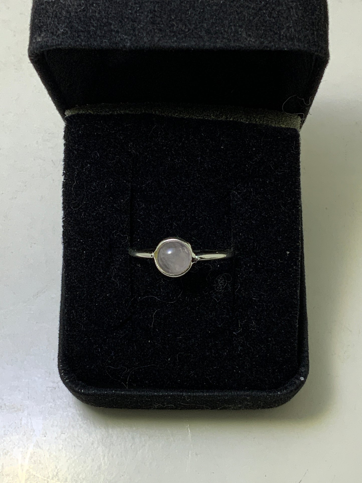 Rose Quartz Sterling Silver Rings