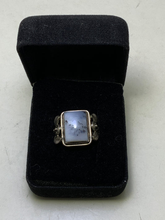 Dendrite Opal Sterling Silver Rings