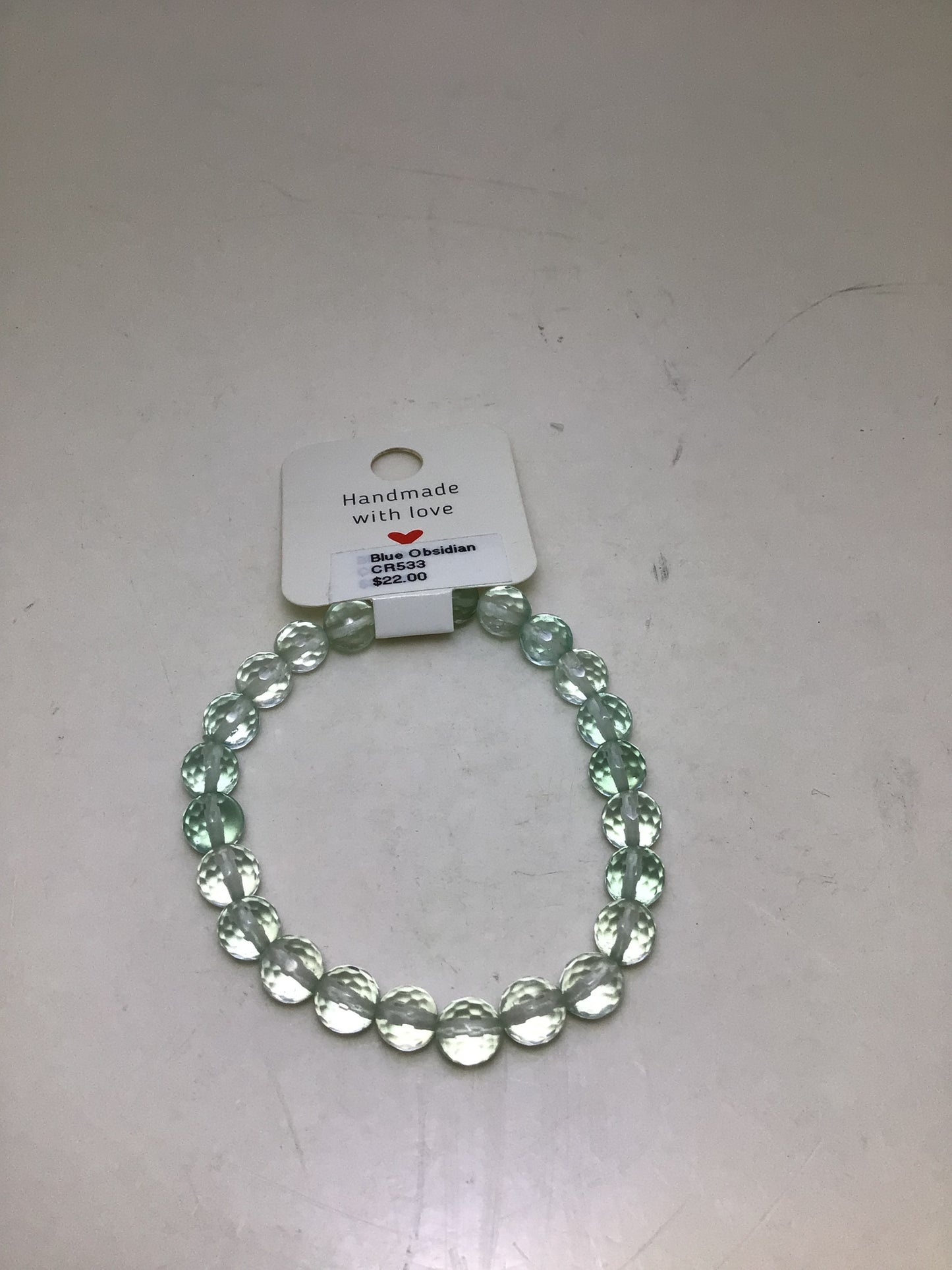 Blue Obsidian Bracelet