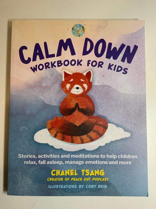 Calm Down Workbook for Kids