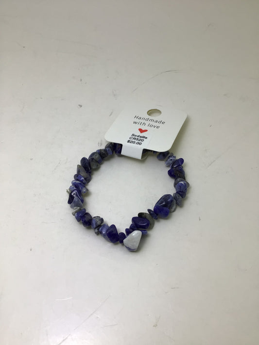 Sodalite Stone Chip Bracelet