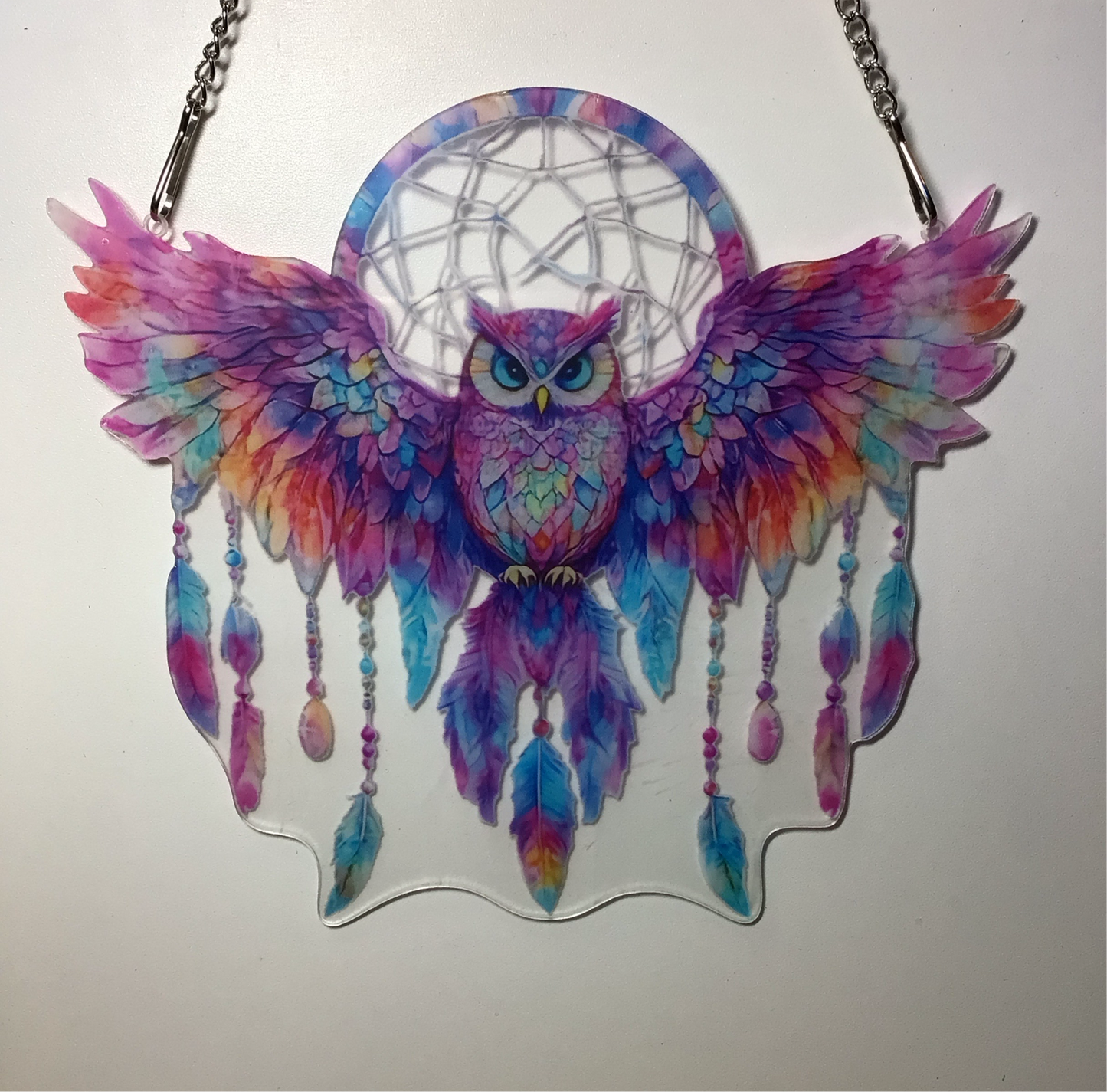 Dreamcatcher Owl Suncatcher
