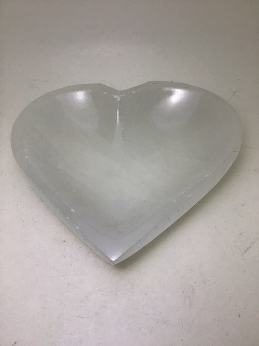 Selenite Heart Bowl
