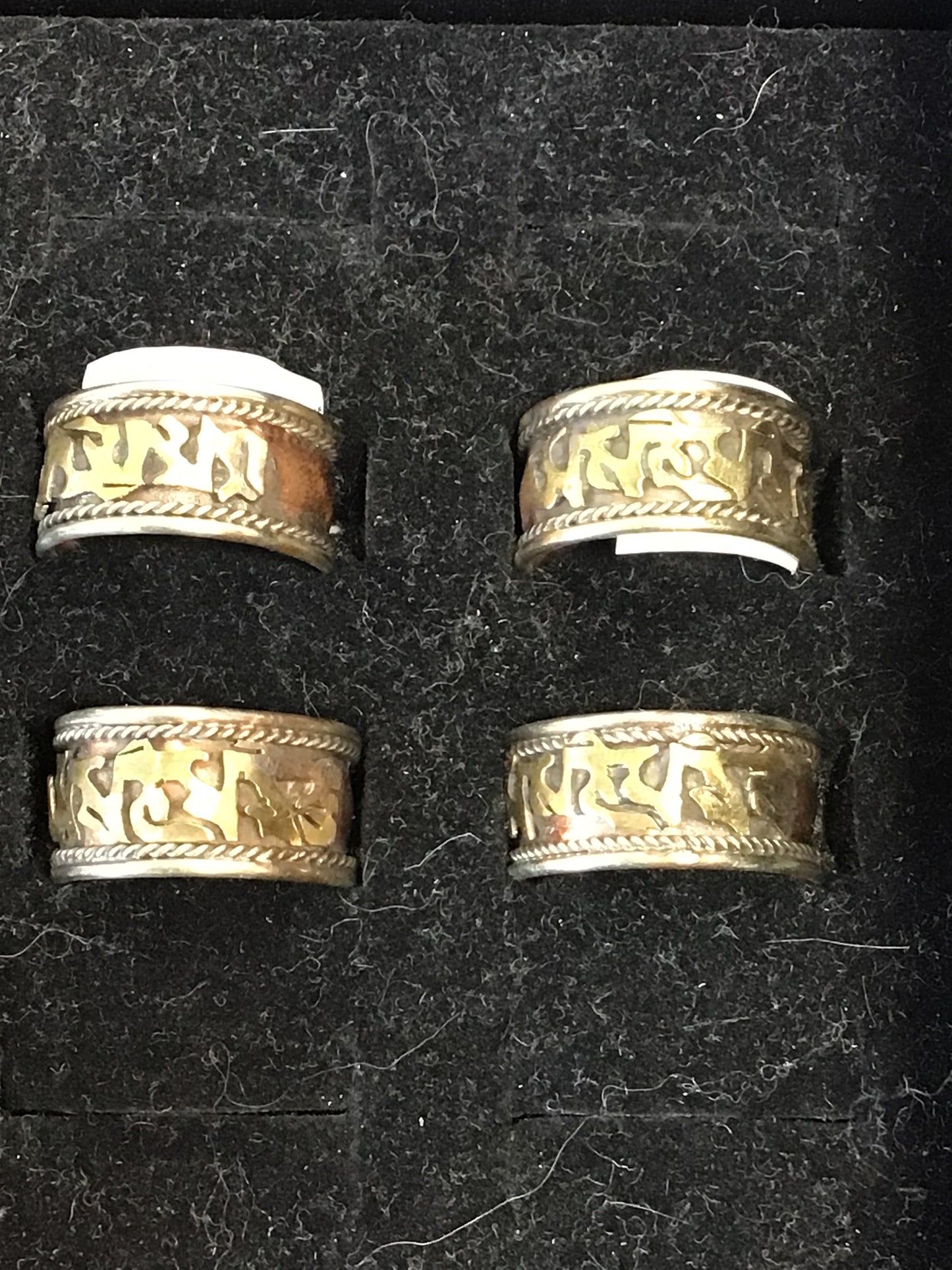 Om Mani Padme Hum Copper Ring