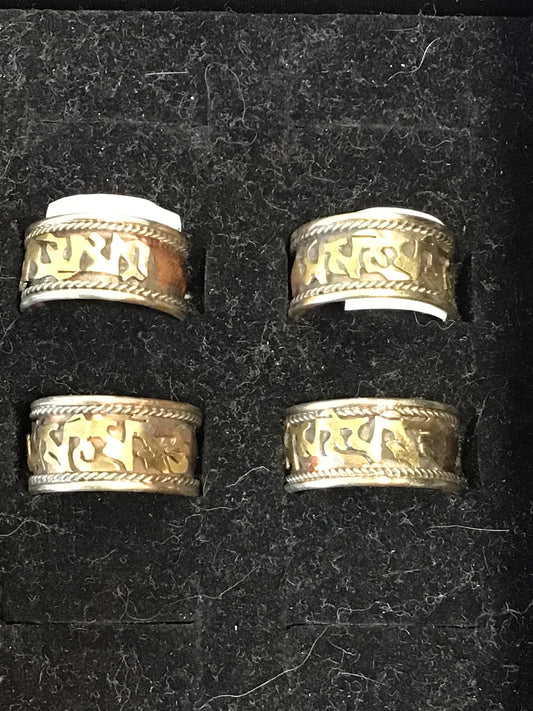 Om Mani Padme Hum Copper Ring