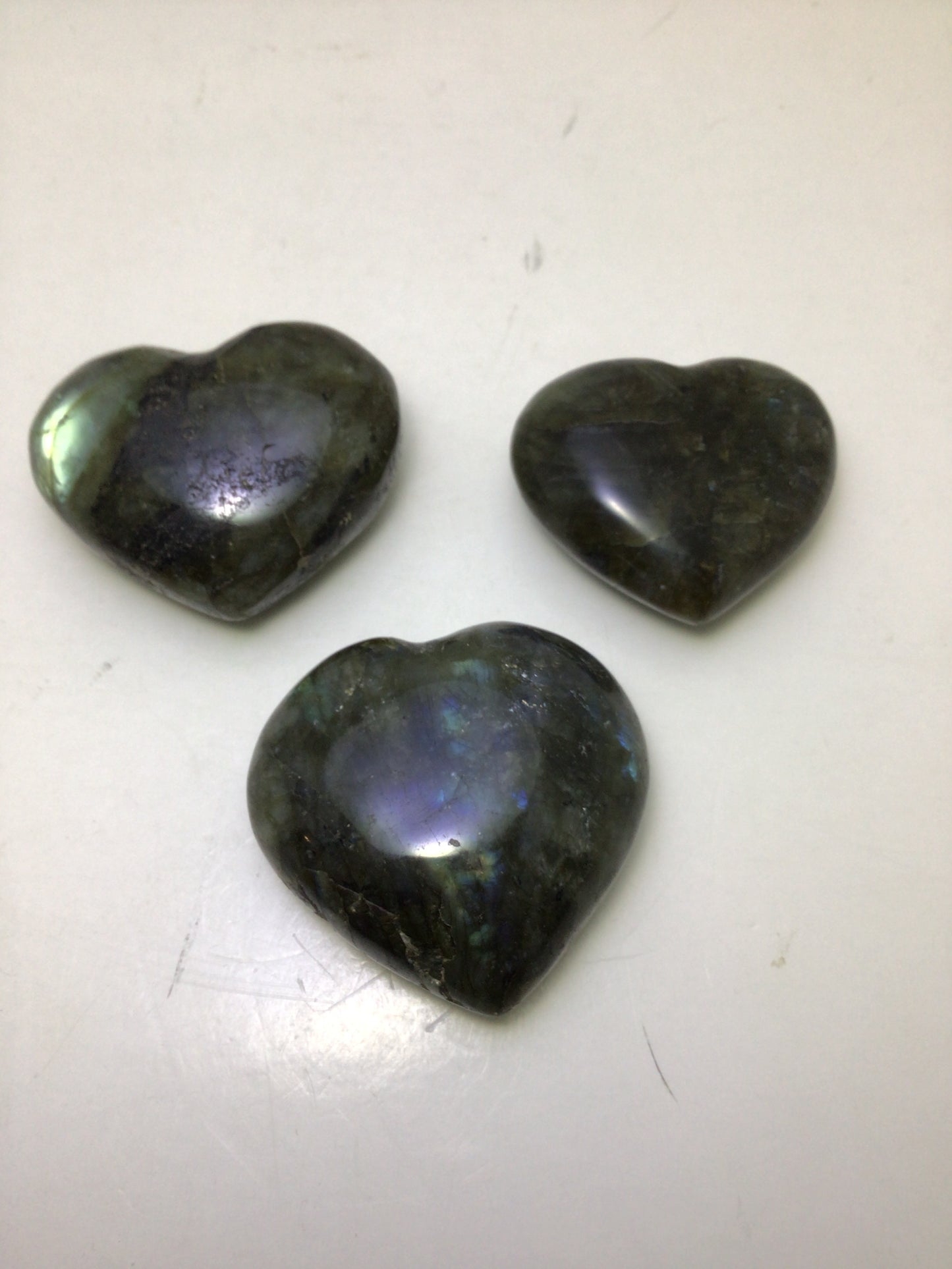 Labradorite Heart