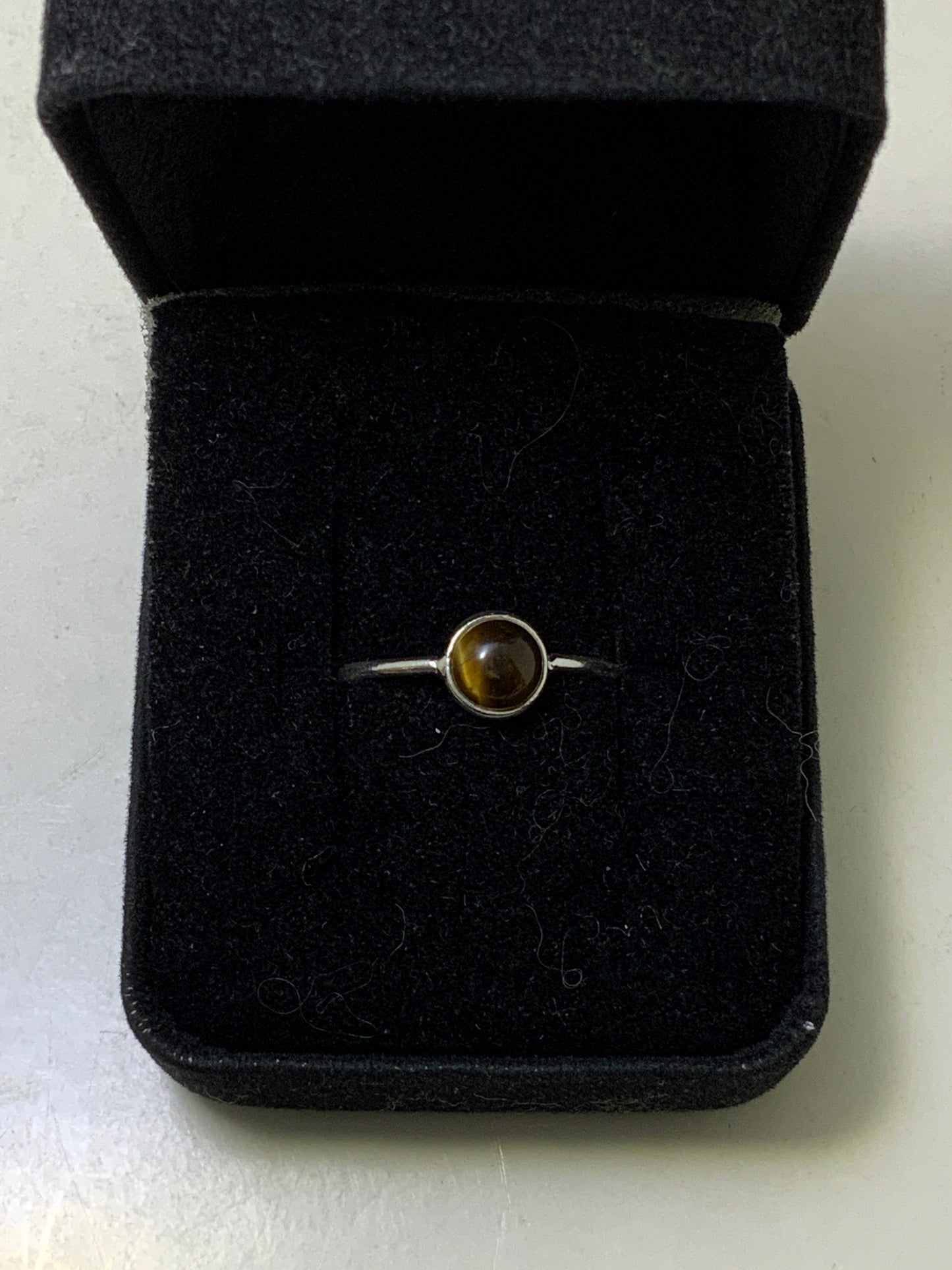 Tiger Eye Sterling Silver Rings