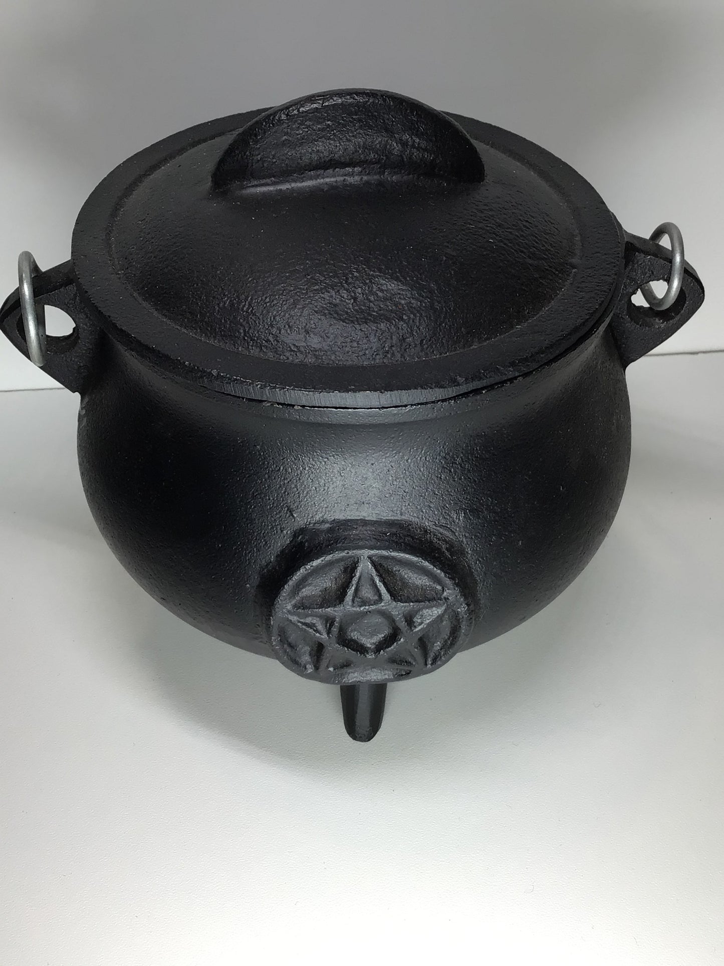 Cast Iron Caldron with Pentacle