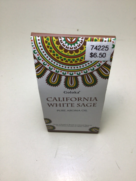 California White Sage Goloka Pure Aroma Oil