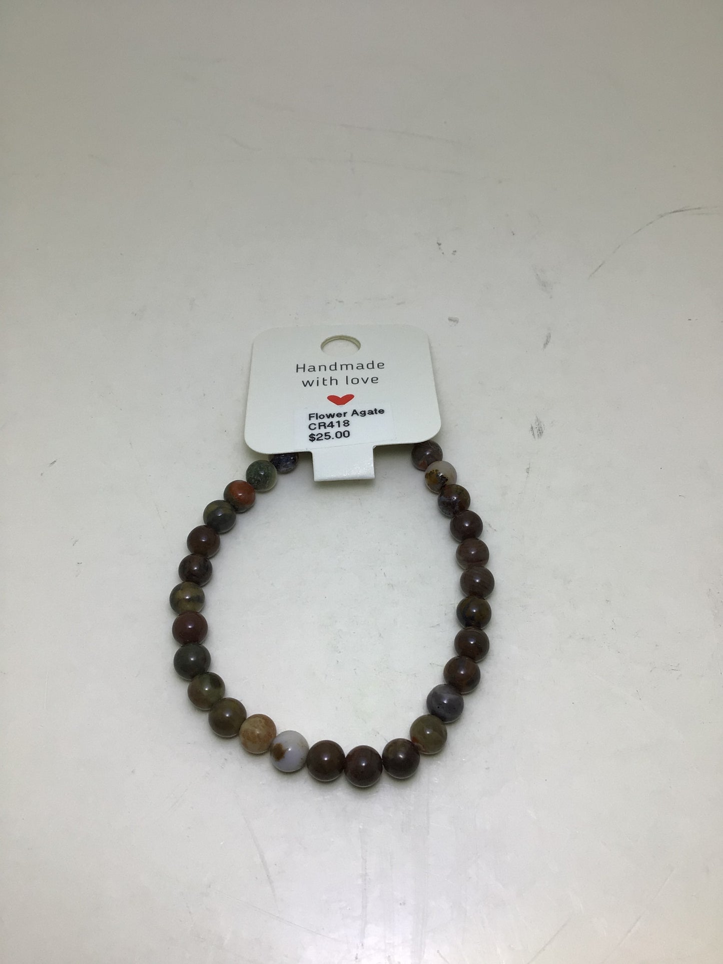 Flower Agate Bracelet