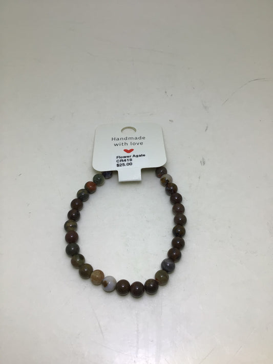 Flower Agate Bracelet