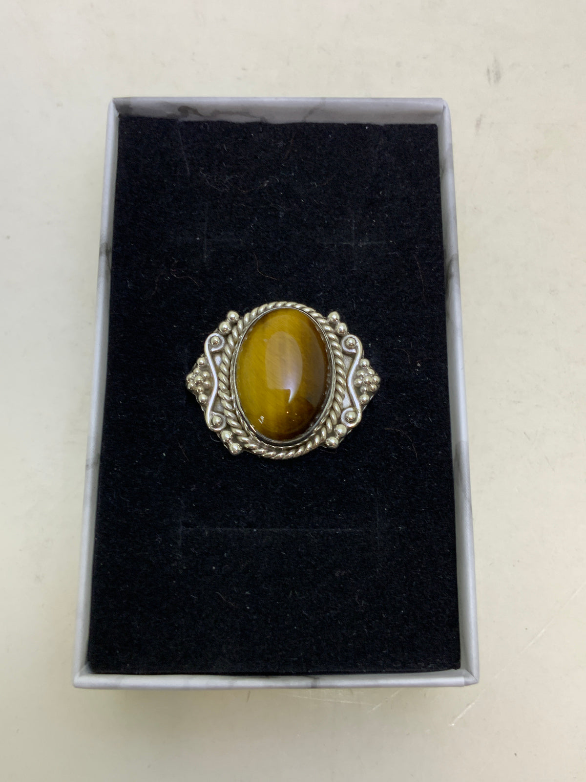 Tiger Eye Sterling Silver Rings