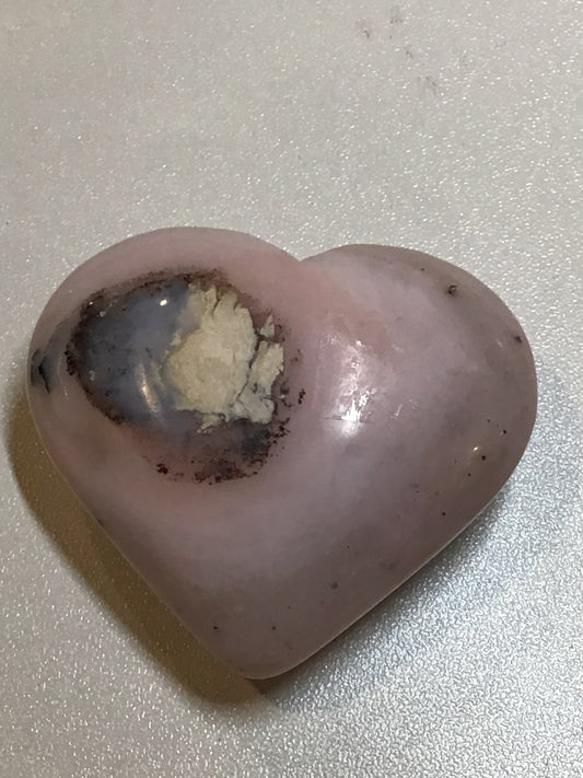 Pink Opal Heart