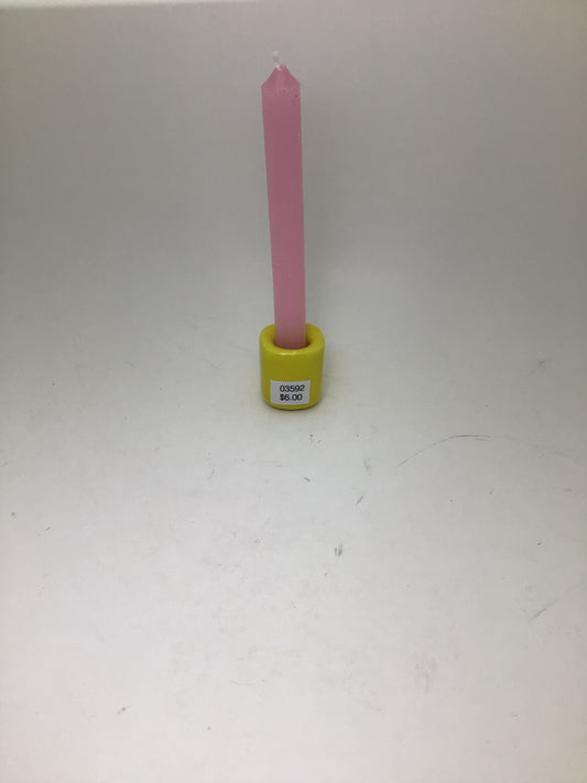 Yellow Mini Candle Holder