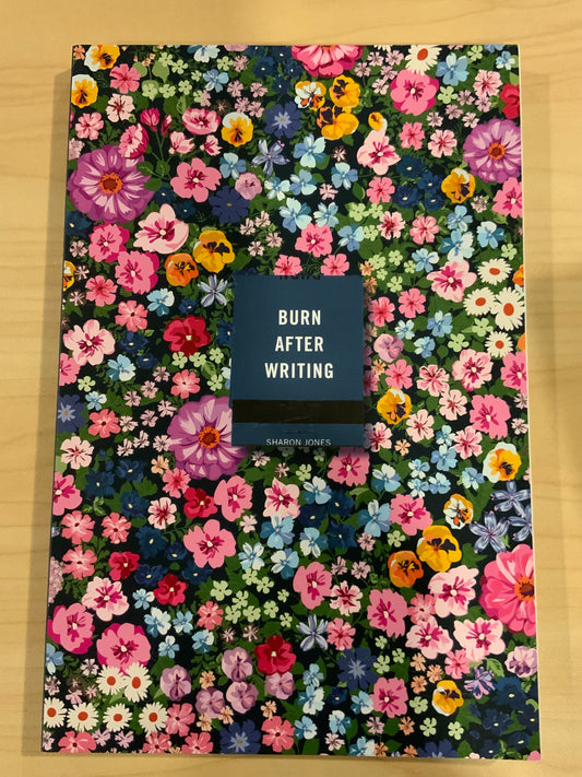 Burn After Writing Floral Journal