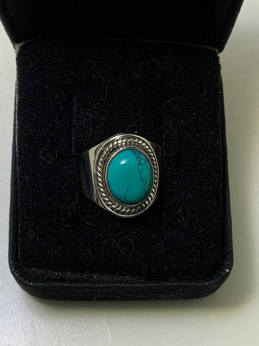Turquoise Howlite Sterling Silver Ring