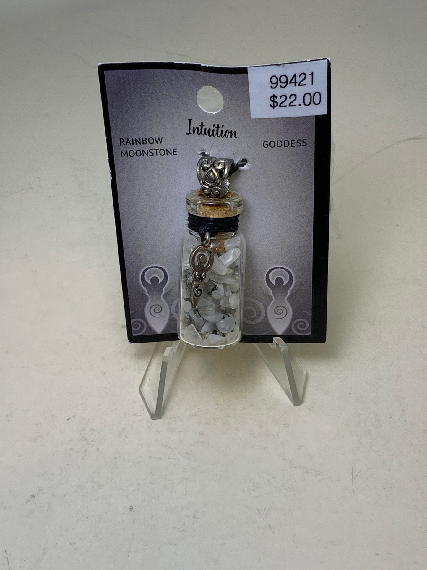 Stone Chip Bottle Necklace