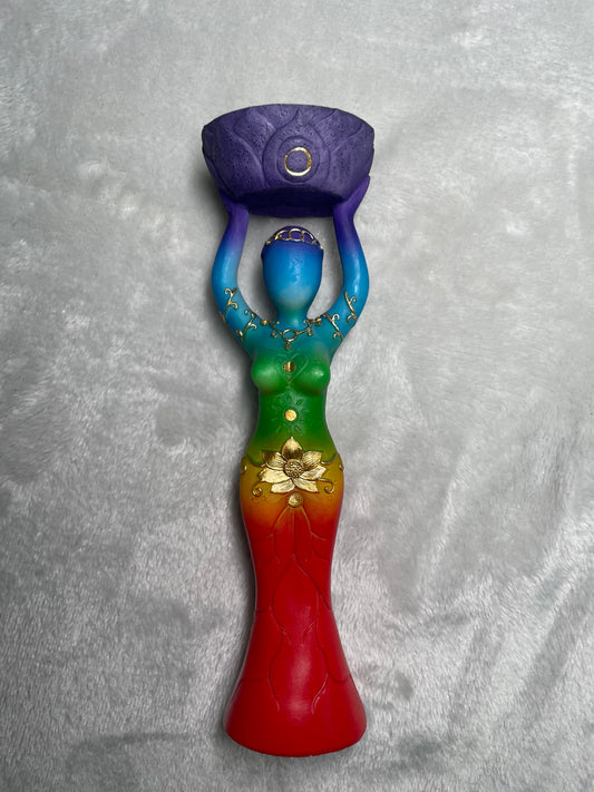 Chakra Goddess T Lite Holder