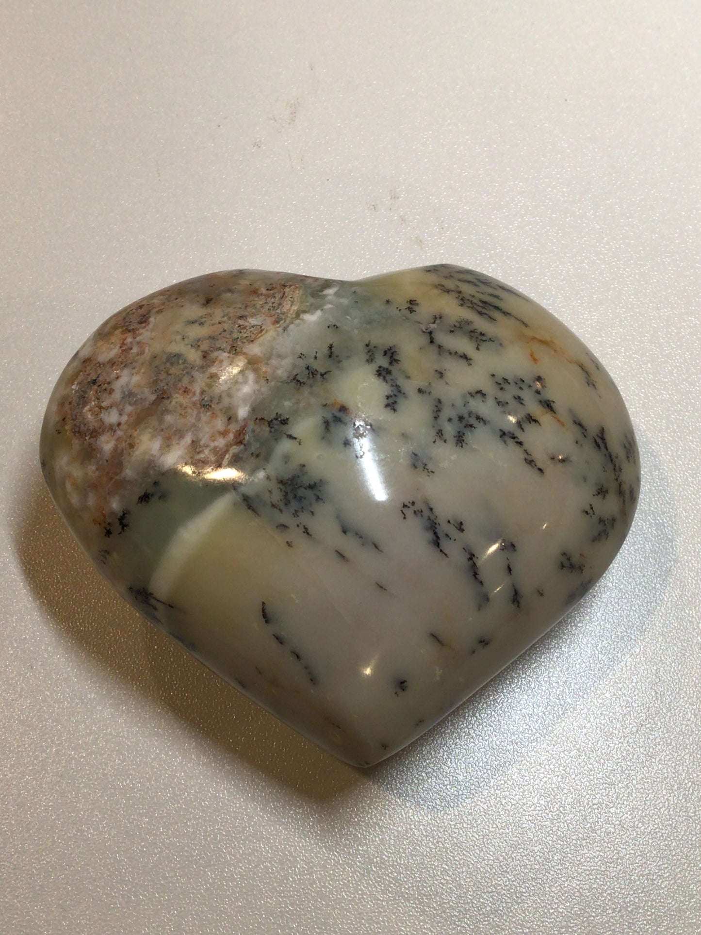 Dendrite Opal Heart