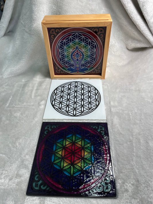 Wood USB Light Box