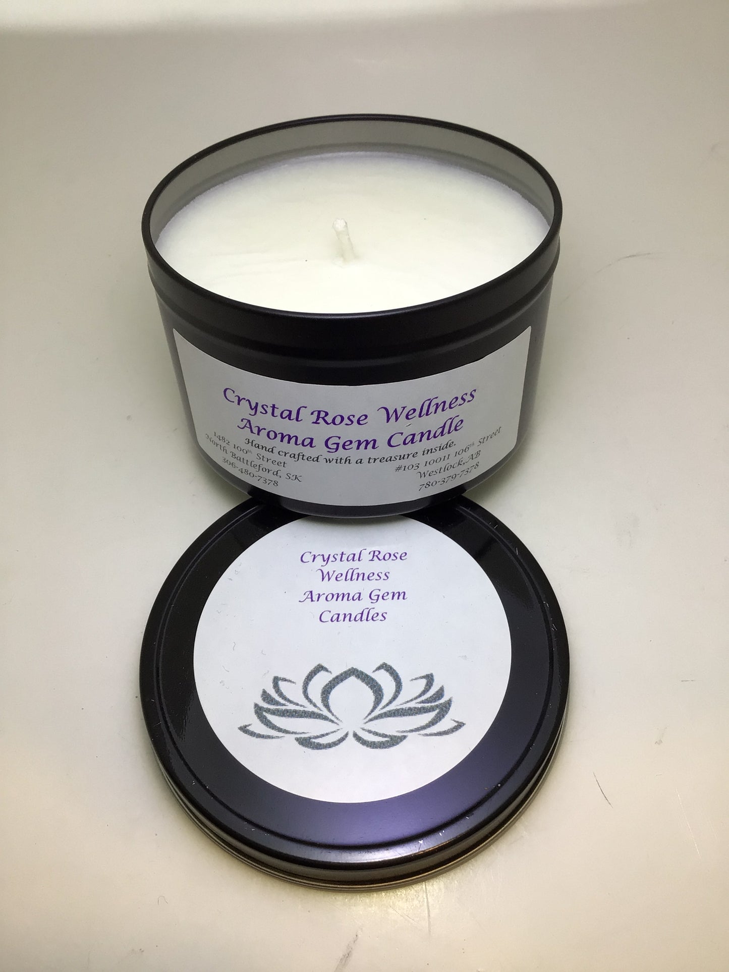 CRW Hand Crafted Aroma Gemstone Soy Candle