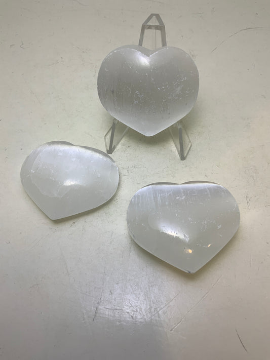 Selenite Heart