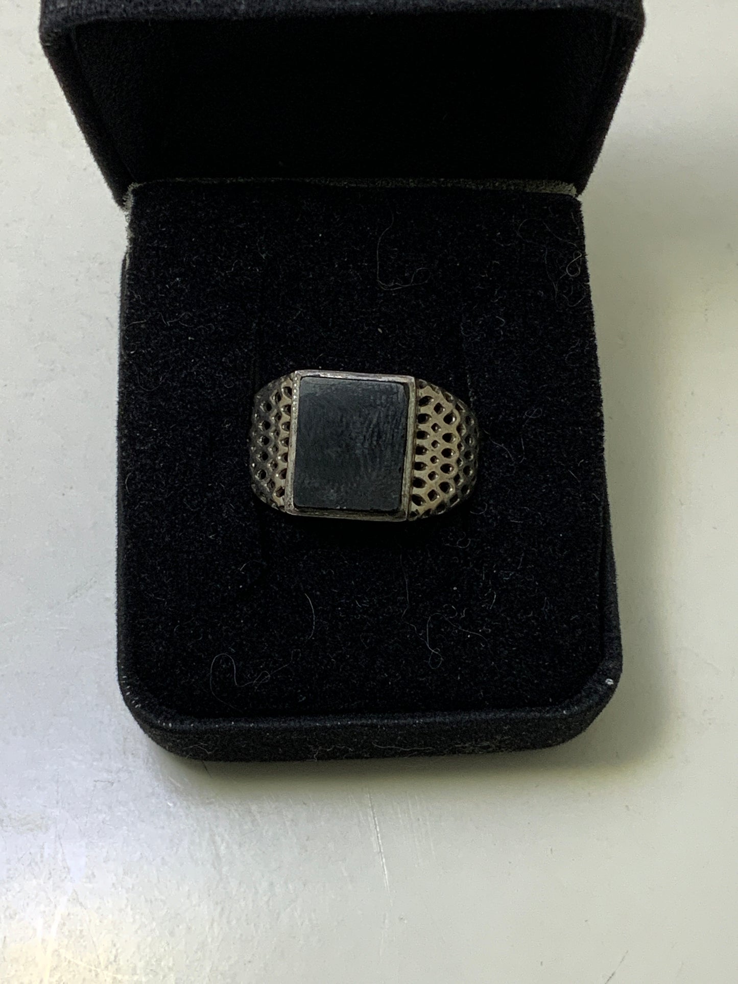 Black Onyx Sterling Silver Rings