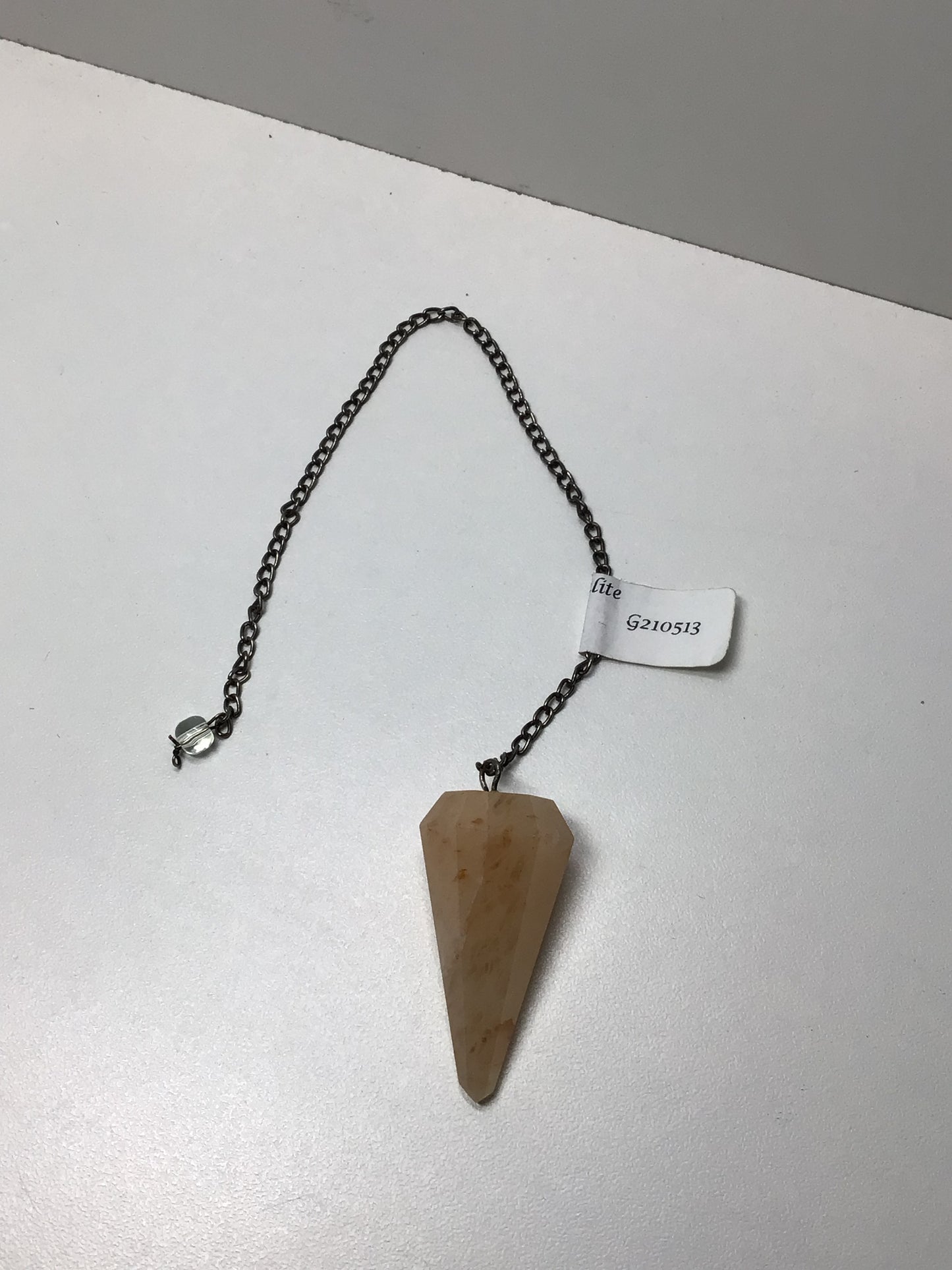 Yellow Azeztulite Pendulum