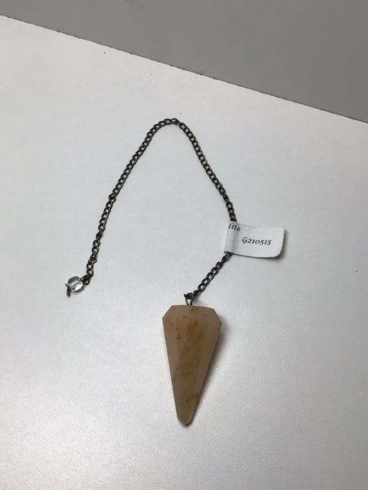 Yellow Azeztulite Pendulum