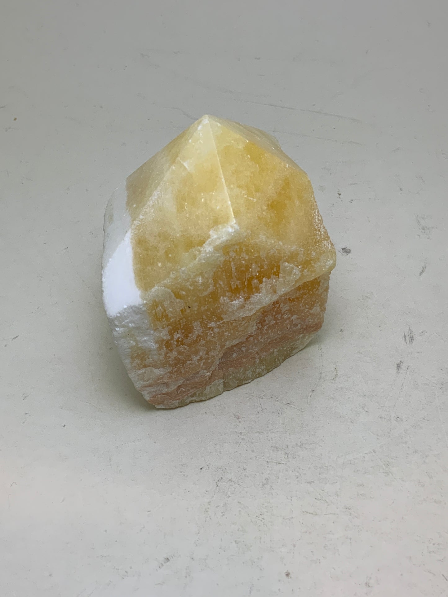 Yellow Calcite Polished Point