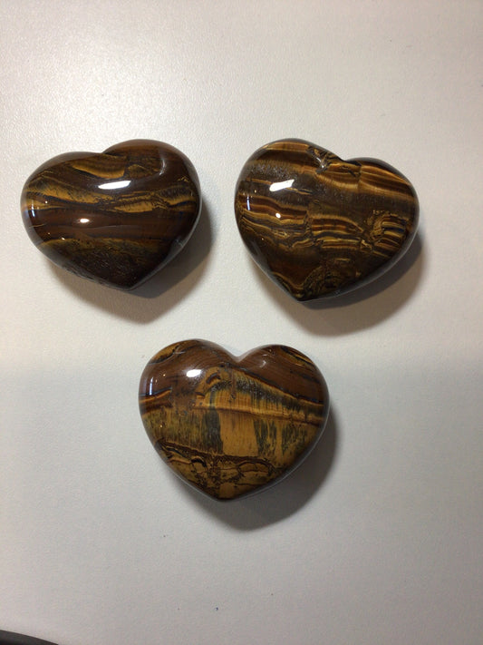 Tiger Eye Heart