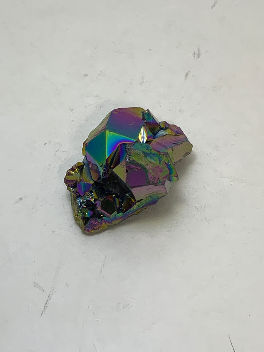 Rainbow Titanium Aura Cluster