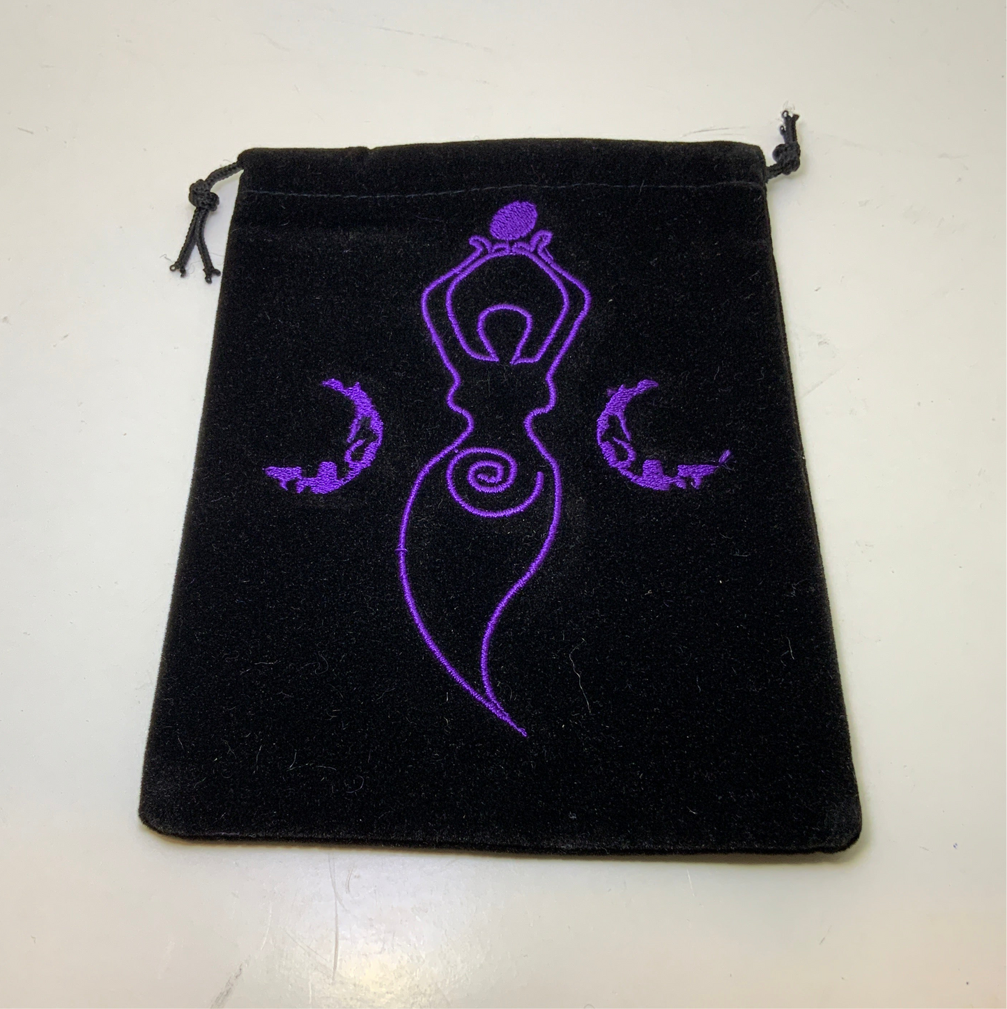 Moon Goddess Velvet Bag