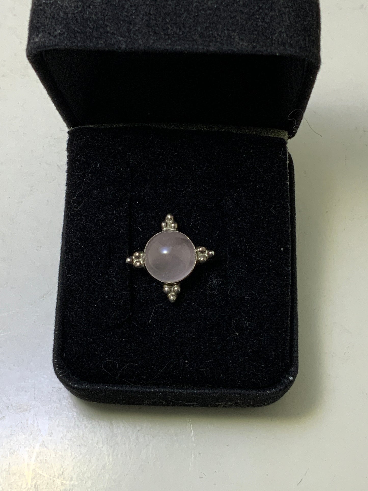Rose Quartz Sterling Silver Rings