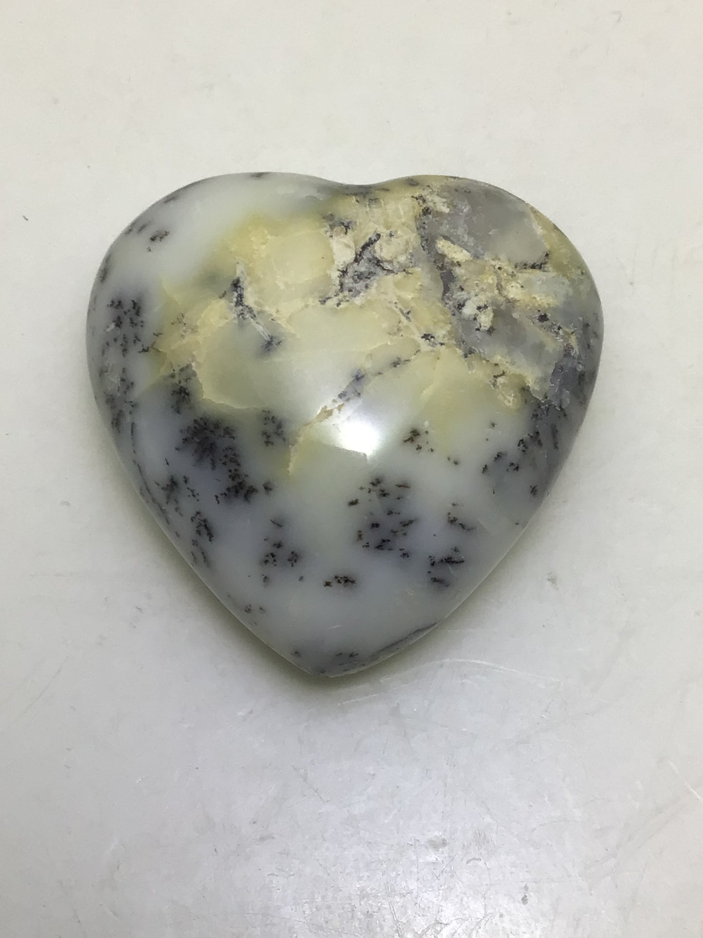 Dendrite Opal Heart