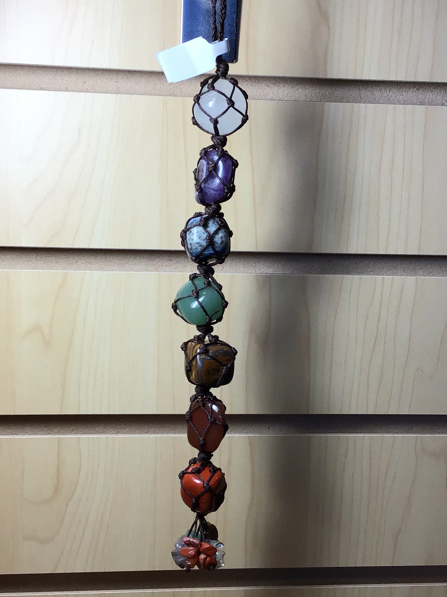Chakra Tumbled Stone Hanging
