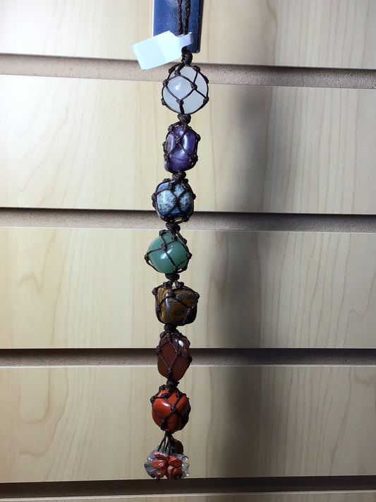 Chakra Tumbled Stone Hanging