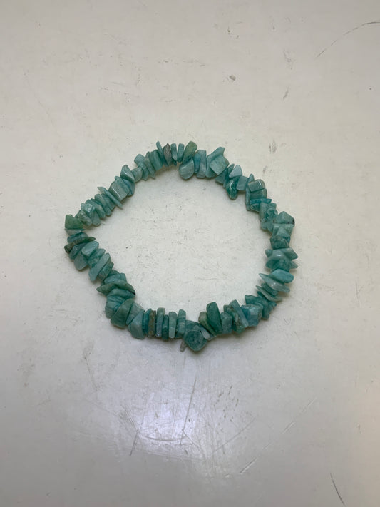 Amazonite Stone Chip Bracelet