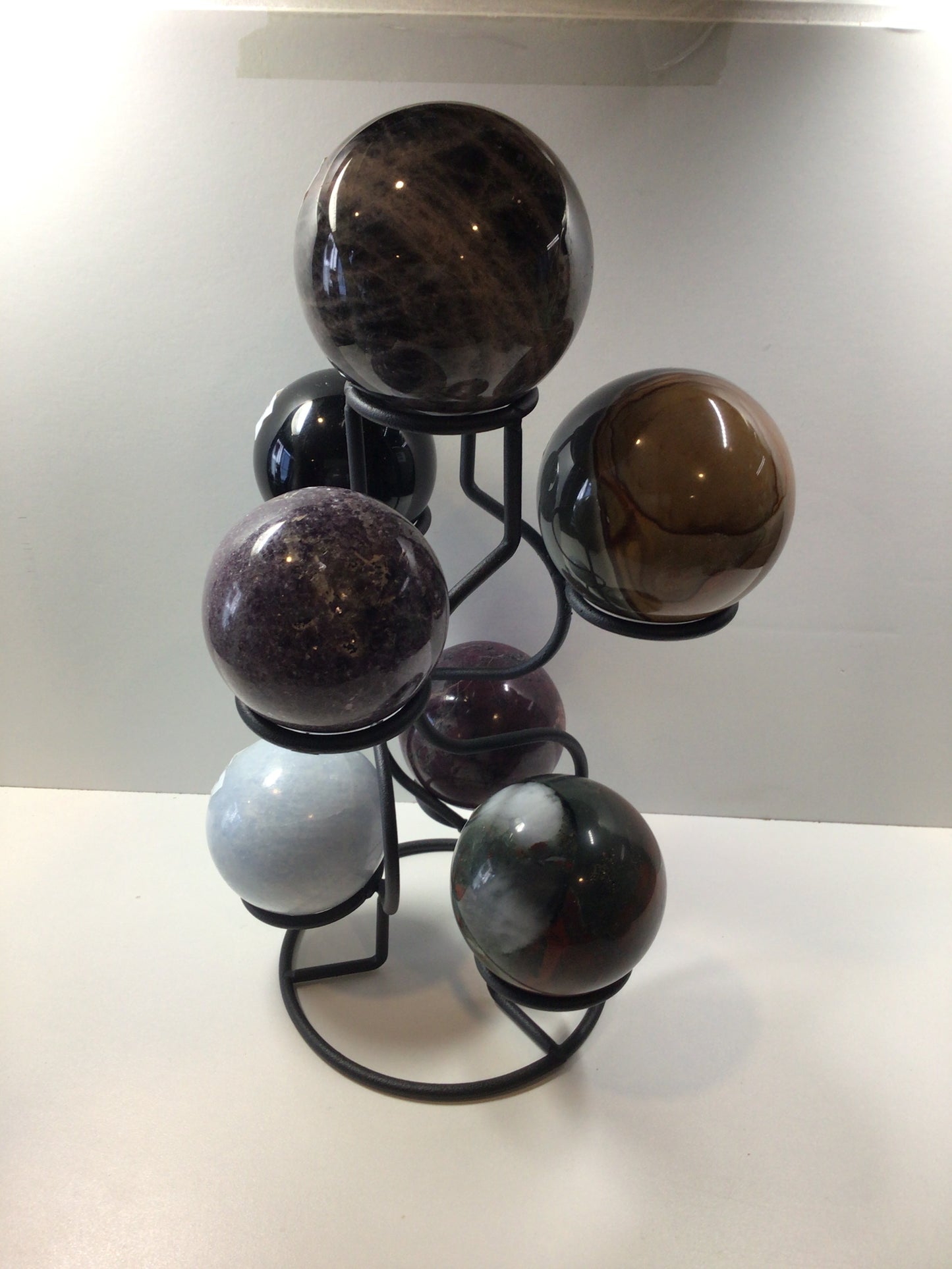 Black Sphere Stand for 7 Sphere