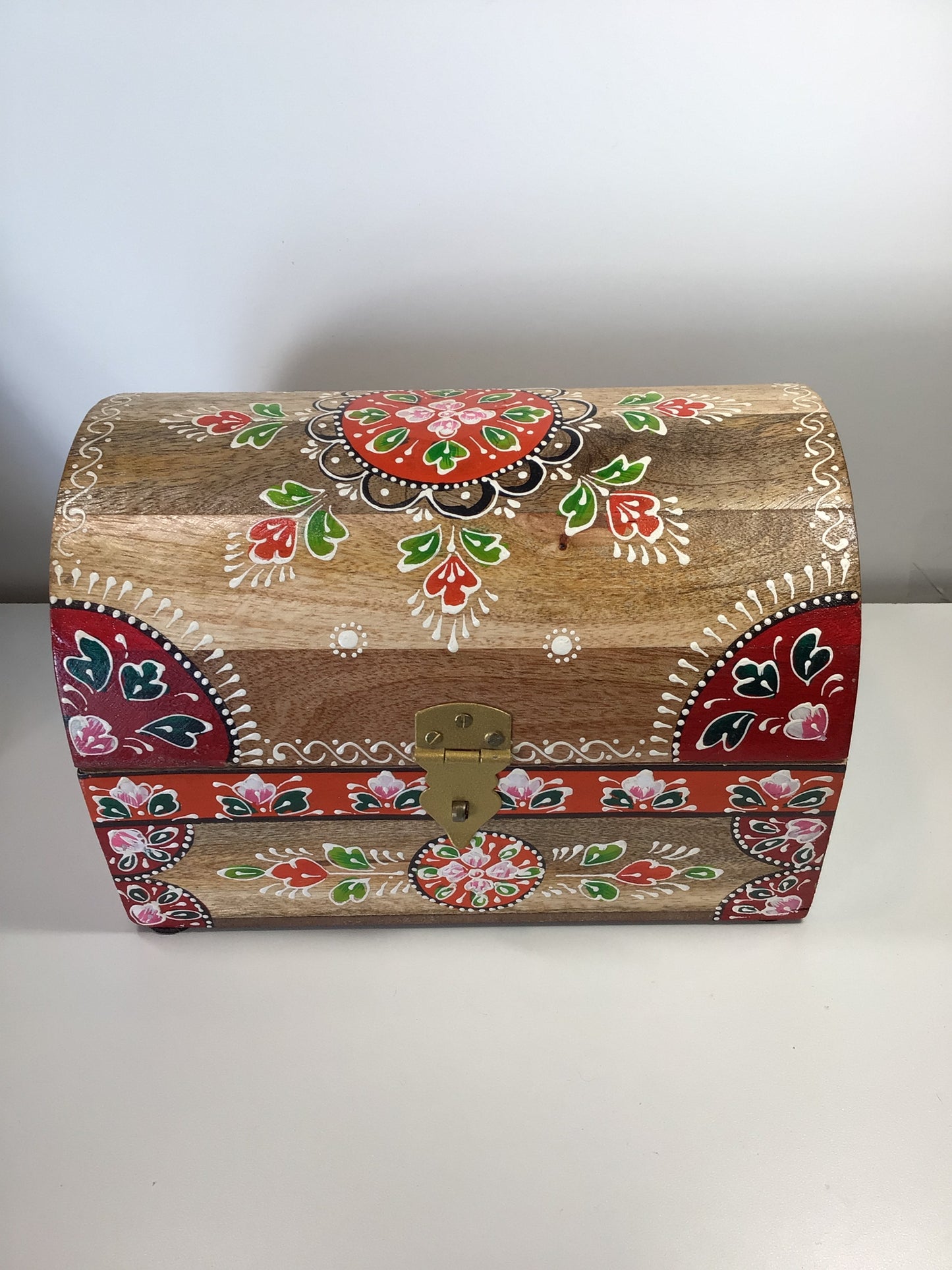 Painted Wooden Chest