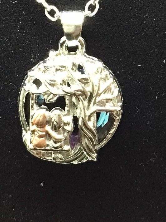 Tree Swing Pendant on Chain