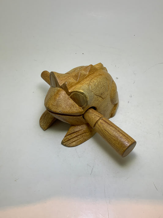 Wooden Frog Instrument