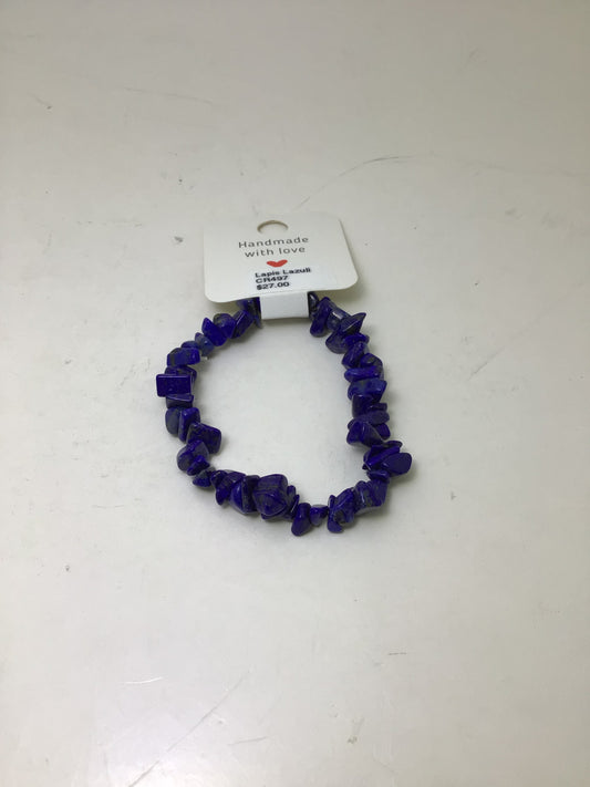 Lapis Lazuli Stone Chip Bracelet