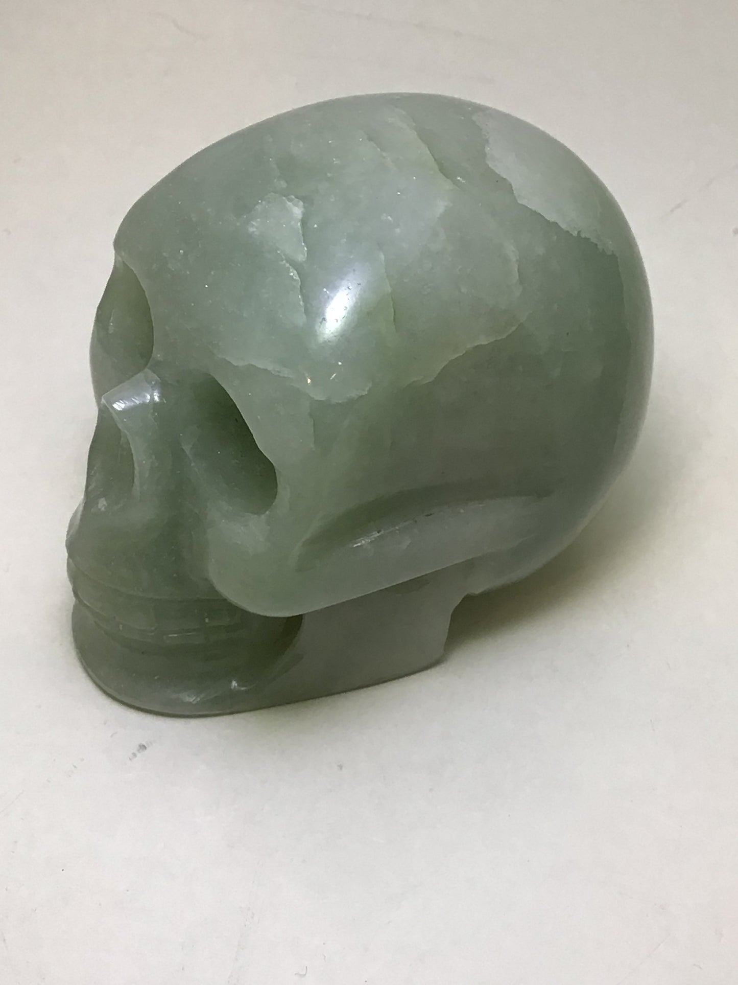 Green Aventurine Skull