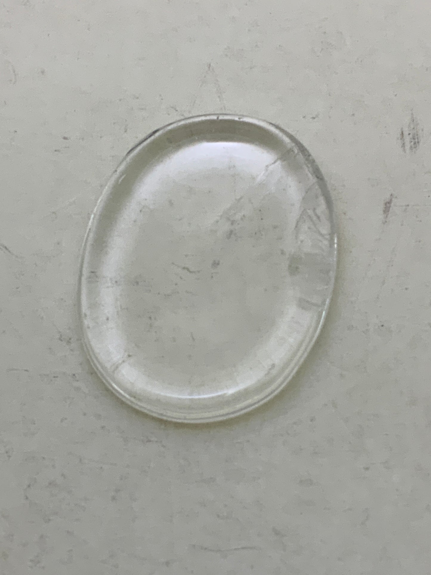 Clear Quartz Thumb Stone